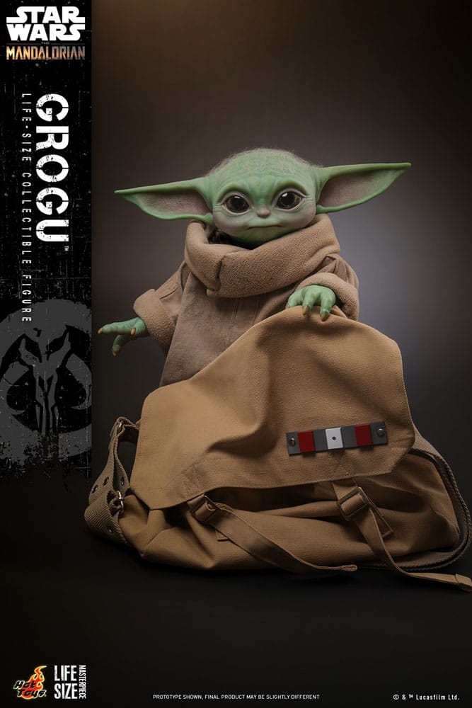 GROGU 1/1 LIFE-SIZE – FIGURA HOT TOYS 37 CM – THE MANDALORIAN