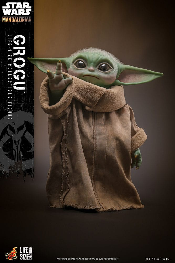 GROGU 1/1 LIFE-SIZE – FIGURA HOT TOYS 37 CM – THE MANDALORIAN