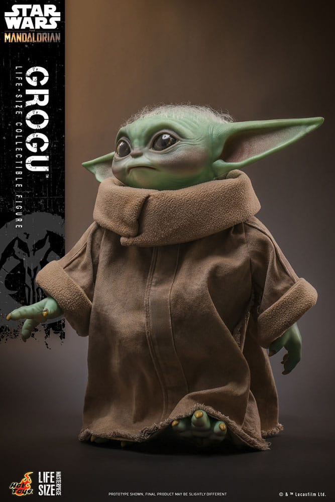 GROGU 1/1 LIFE-SIZE – FIGURA HOT TOYS 37 CM – THE MANDALORIAN