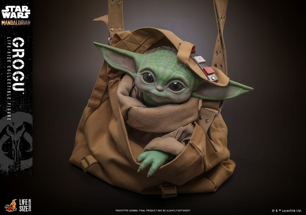 GROGU 1/1 LIFE-SIZE – FIGURA HOT TOYS 37 CM – THE MANDALORIAN