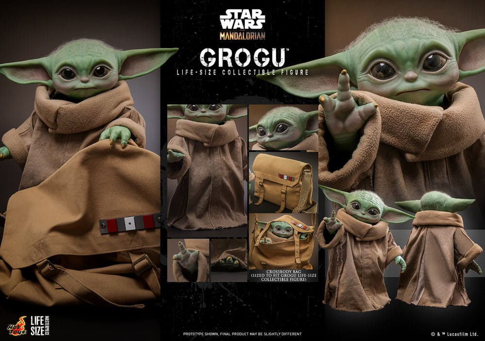 GROGU 1/1 LIFE-SIZE – FIGURA HOT TOYS 37 CM – THE MANDALORIAN