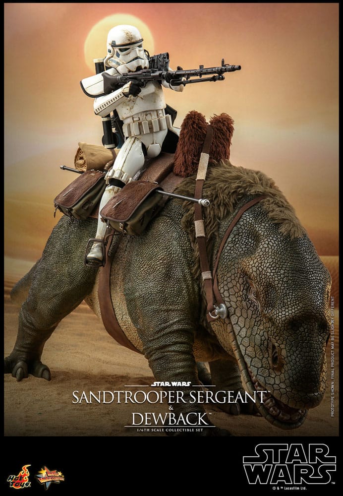 SANDTROOPER SERGEANT & DEWBACK β PACK DE 2 FIGURAS 1/6 (HOT TOYS β STAR WARS EPISODE IV)