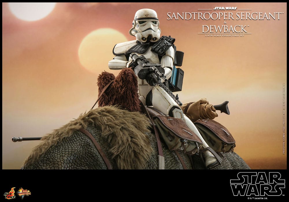 SANDTROOPER SERGEANT & DEWBACK β PACK DE 2 FIGURAS 1/6 (HOT TOYS β STAR WARS EPISODE IV)