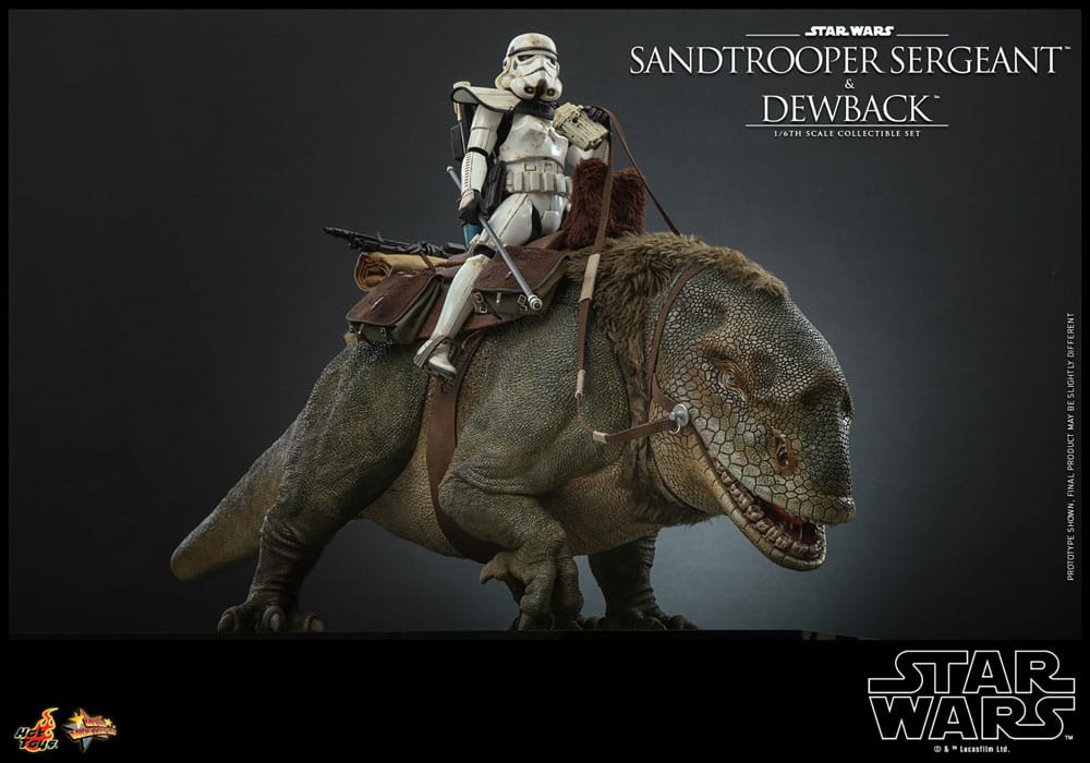 SANDTROOPER SERGEANT & DEWBACK β PACK DE 2 FIGURAS 1/6 (HOT TOYS β STAR WARS EPISODE IV)
