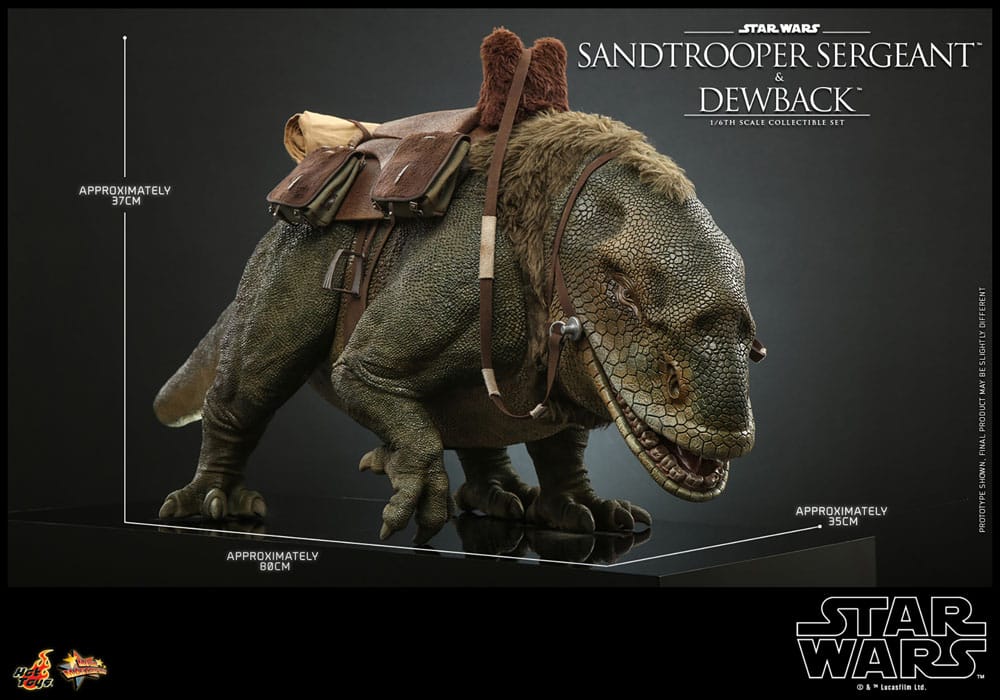 SANDTROOPER SERGEANT & DEWBACK β PACK DE 2 FIGURAS 1/6 (HOT TOYS β STAR WARS EPISODE IV)