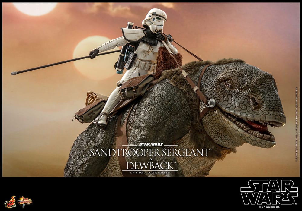 SANDTROOPER SERGEANT & DEWBACK β PACK DE 2 FIGURAS 1/6 (HOT TOYS β STAR WARS EPISODE IV)