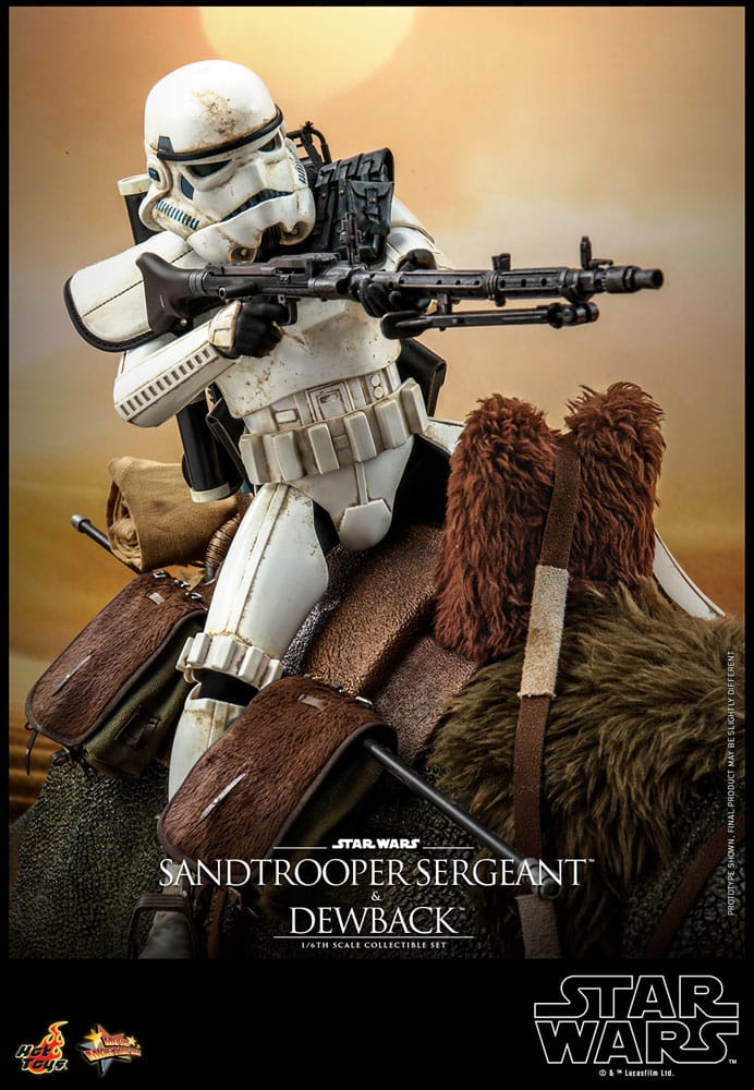 SANDTROOPER SERGEANT & DEWBACK β PACK DE 2 FIGURAS 1/6 (HOT TOYS β STAR WARS EPISODE IV)
