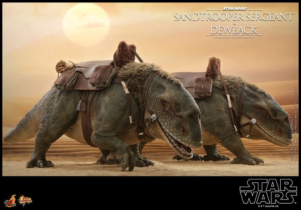 SANDTROOPER SERGEANT & DEWBACK β PACK DE 2 FIGURAS 1/6 (HOT TOYS β STAR WARS EPISODE IV)