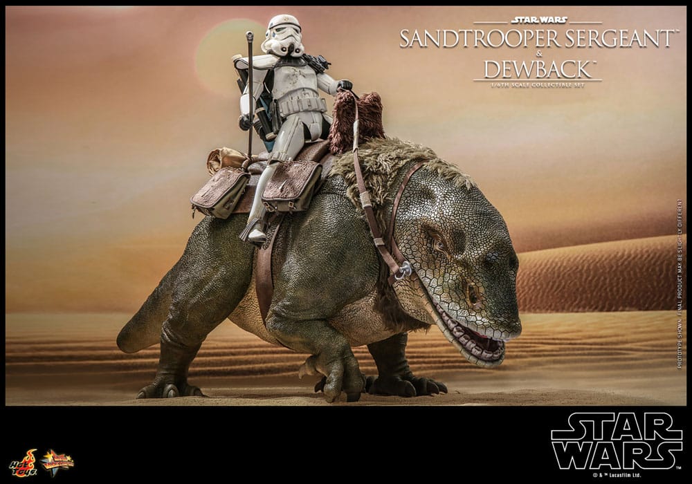 SANDTROOPER SERGEANT & DEWBACK β PACK DE 2 FIGURAS 1/6 (HOT TOYS β STAR WARS EPISODE IV)
