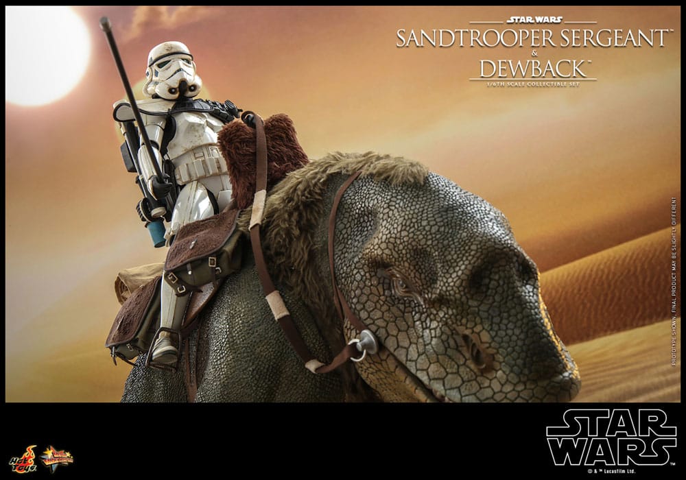 SANDTROOPER SERGEANT & DEWBACK β PACK DE 2 FIGURAS 1/6 (HOT TOYS β STAR WARS EPISODE IV)