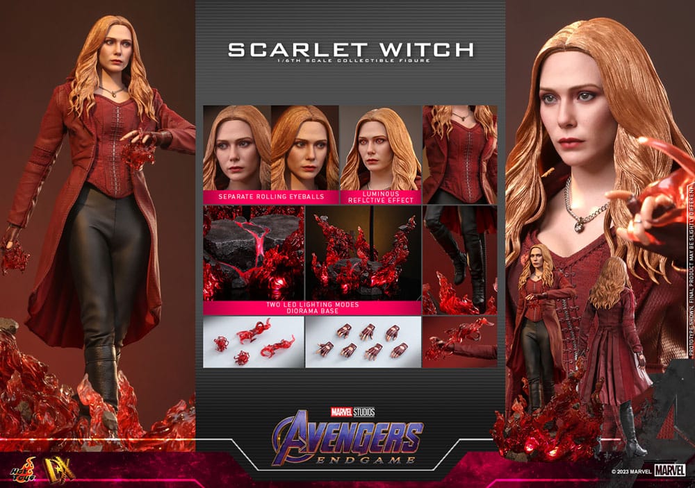 SCARLET WITCH – FIGURA DX MOVIE MASTERPIECE 1/6 (HOT TOYS – AVENGERS: ENDGAME)