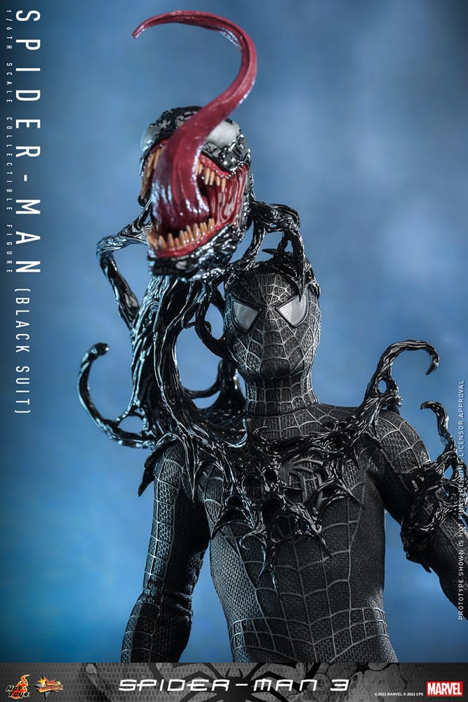 SPIDER-MAN (BLACK SUIT) – SPIDER-MAN 3 1/6 HOT TOYS MOVIE MASTERPIECE