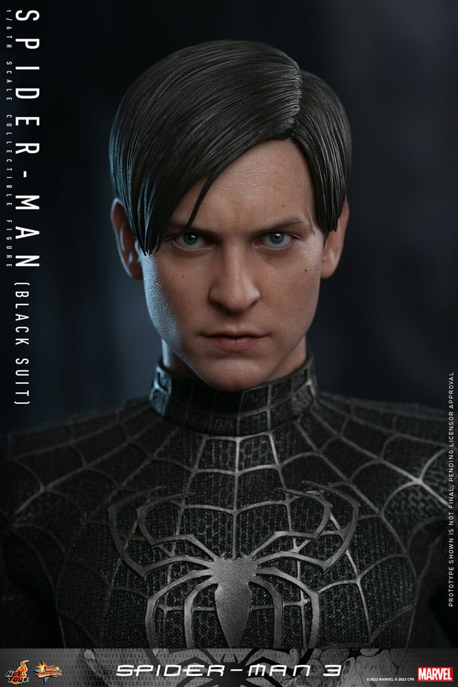 SPIDER-MAN (BLACK SUIT) – SPIDER-MAN 3 1/6 HOT TOYS MOVIE MASTERPIECE