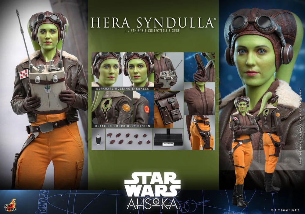 HERA SYNDULLA – MOVIE MASTERPIECE 1/6 FIGURE 28 CM (HOT TOYS – STAR WARS AHSOKA)