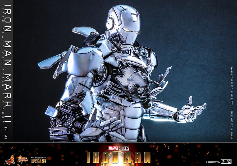 IRON MAN – FIGURA 1/6 MARK II (2.0) 33 CM (HOT TOYS – MARVEL)