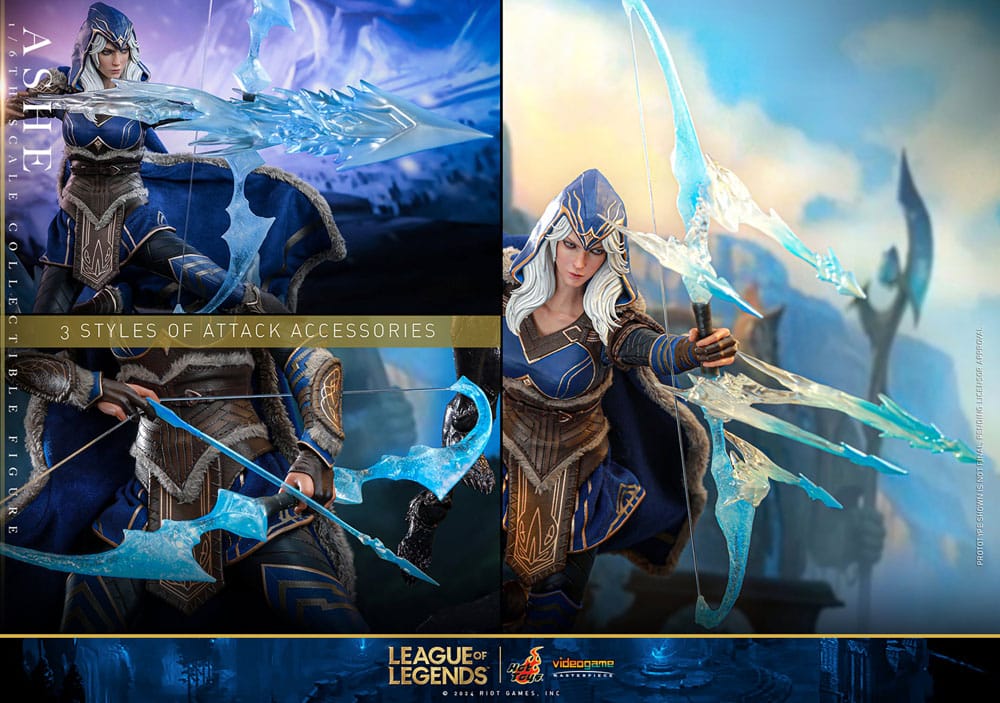 ASHE – LEAGUE OF LEGENDS 1/6 HOT TOYS VIDEO GAME MASTERPIECE