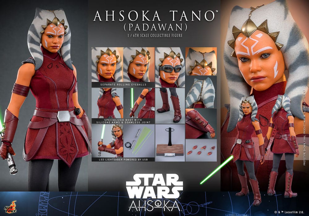 AHSOKA TANO (PADAWAN) – FIGURA 1/6 (HOT TOYS – STAR WARS: AHSOKA)