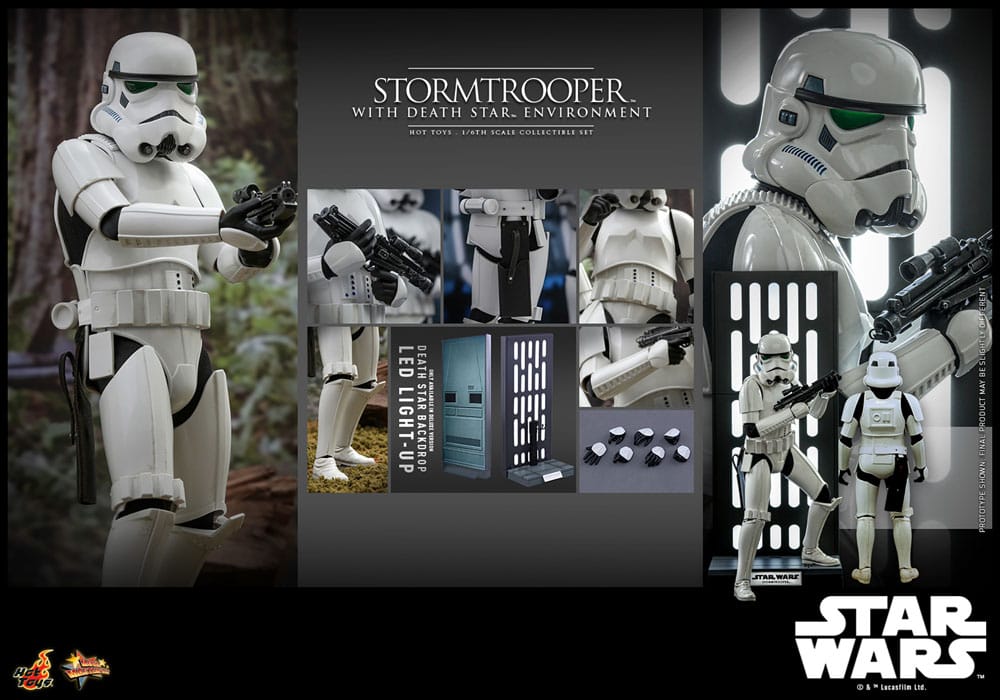 STORMTROOPER WITH DEATH STAR ENVIRONMENT – HOT TOYS