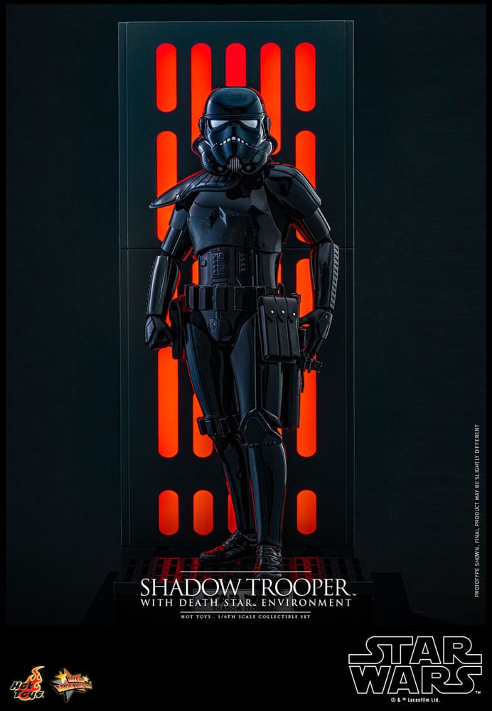 SHADOW TROOPER CON ESCENARIO DE LA ESTRELLA DE LA MUERTE – HOT TOYS FIGURA 1/6 STAR WARS