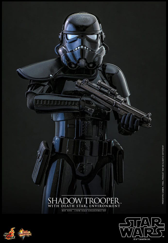 SHADOW TROOPER CON ESCENARIO DE LA ESTRELLA DE LA MUERTE – HOT TOYS FIGURA 1/6 STAR WARS