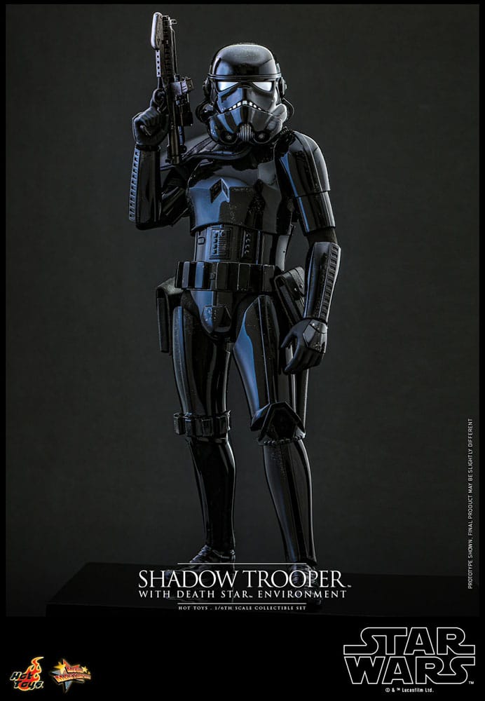 SHADOW TROOPER CON ESCENARIO DE LA ESTRELLA DE LA MUERTE – HOT TOYS FIGURA 1/6 STAR WARS
