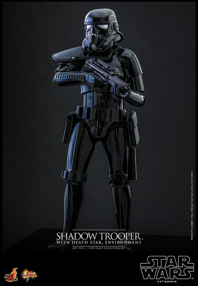 SHADOW TROOPER CON ESCENARIO DE LA ESTRELLA DE LA MUERTE – HOT TOYS FIGURA 1/6 STAR WARS