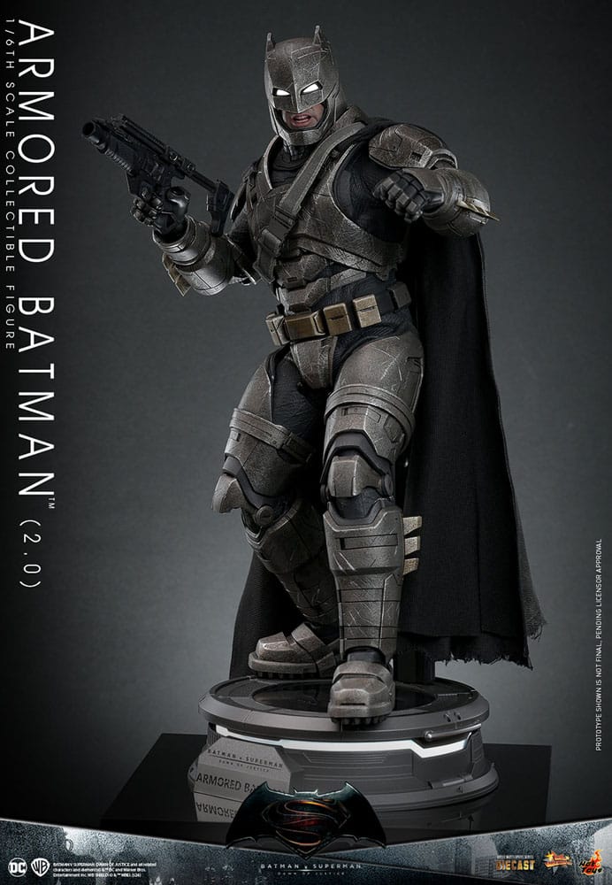 ARMORED BATMAN 2.0 – HOT TOYS 1/6 MOVIE MASTERPIECE – BATMAN V SUPERMAN – 33 CM FIGURA DE COLECCIÓN