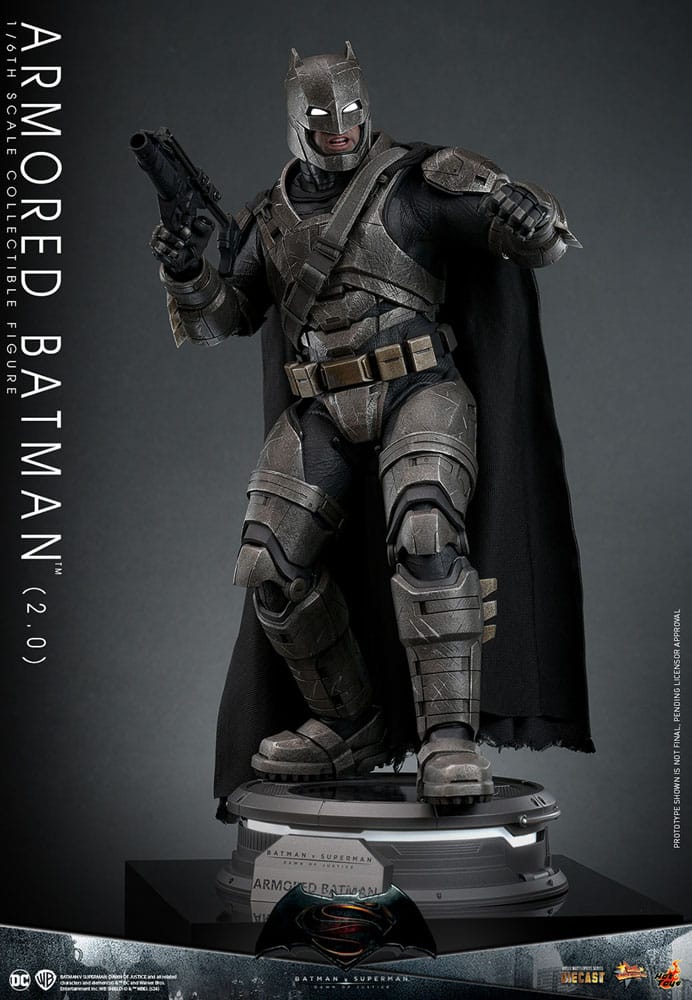 ARMORED BATMAN 2.0 – HOT TOYS 1/6 MOVIE MASTERPIECE – BATMAN V SUPERMAN – 33 CM FIGURA DE COLECCIÓN