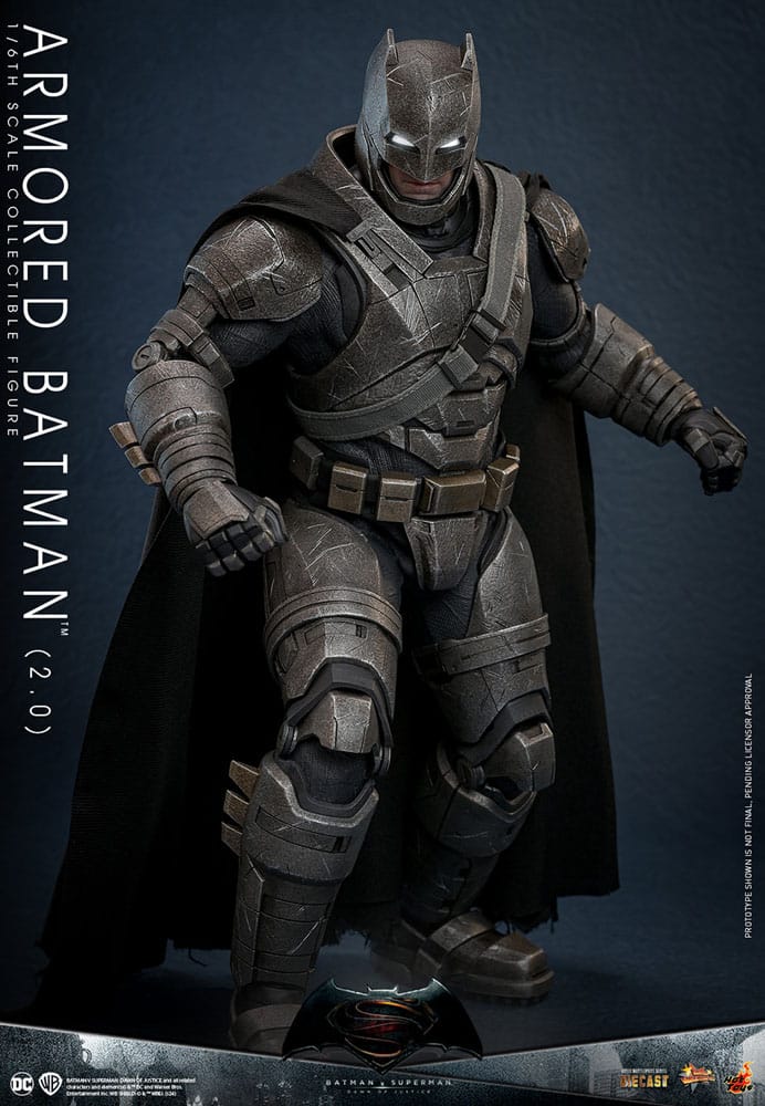 ARMORED BATMAN 2.0 – HOT TOYS 1/6 MOVIE MASTERPIECE – BATMAN V SUPERMAN – 33 CM FIGURA DE COLECCIÓN