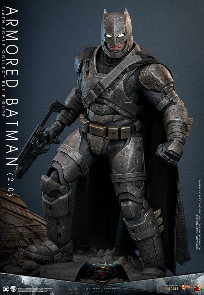 ARMORED BATMAN 2.0 – HOT TOYS 1/6 MOVIE MASTERPIECE – BATMAN V SUPERMAN – 33 CM FIGURA DE COLECCIÓN