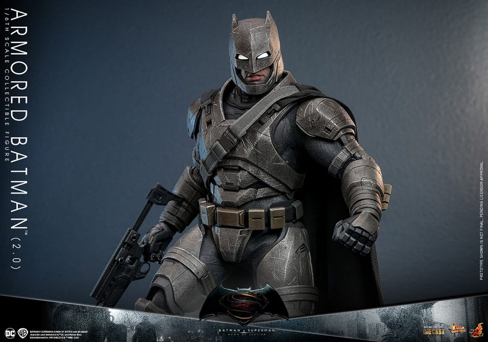 ARMORED BATMAN 2.0 – HOT TOYS 1/6 MOVIE MASTERPIECE – BATMAN V SUPERMAN – 33 CM FIGURA DE COLECCIÓN