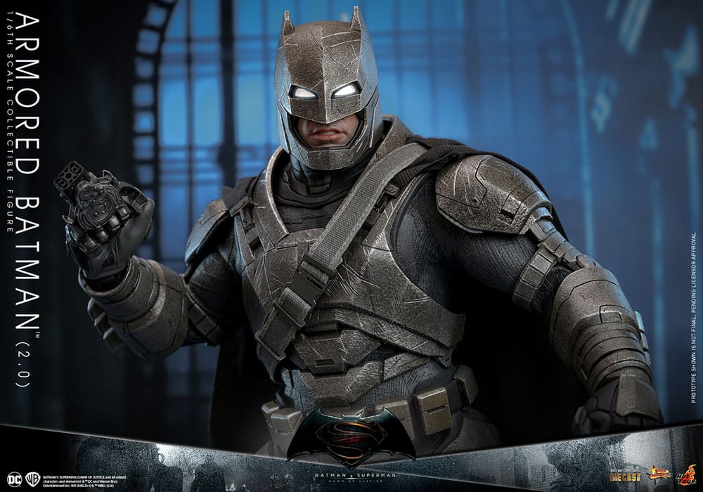 ARMORED BATMAN 2.0 – HOT TOYS 1/6 MOVIE MASTERPIECE – BATMAN V SUPERMAN – 33 CM FIGURA DE COLECCIÓN