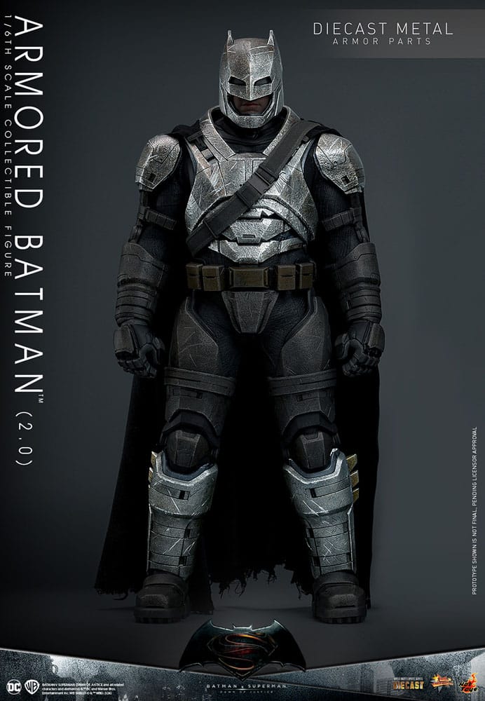 ARMORED BATMAN 2.0 – HOT TOYS 1/6 MOVIE MASTERPIECE – BATMAN V SUPERMAN – 33 CM FIGURA DE COLECCIÓN