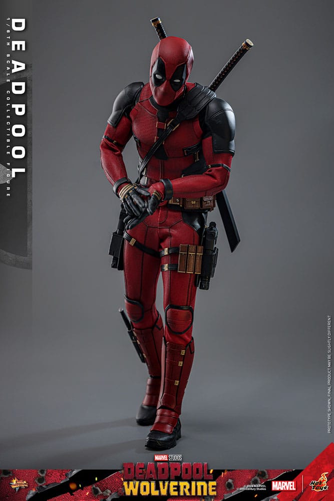 DEADPOOL - FIGURA 1/6 ESCALA - HOT TOYS – DEADPOOL & WOLVERINE MOVIE