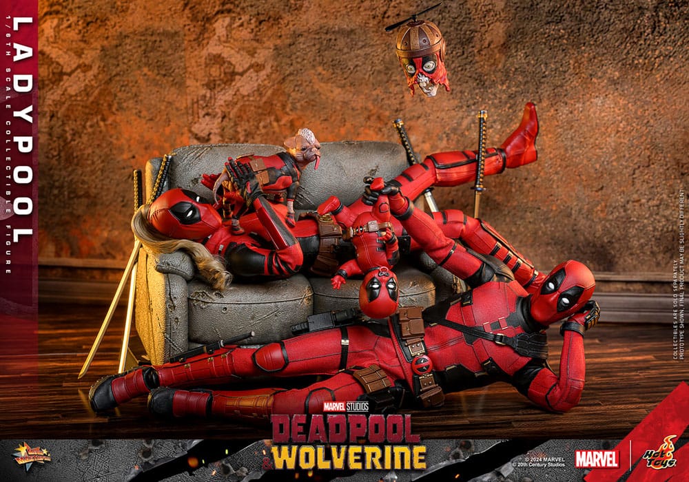 LADYPOOL – FIGURA 1/6 ESCALA – HOT TOYS – DEADPOOL & WOLVERINE MOVIE MASTERPIECE