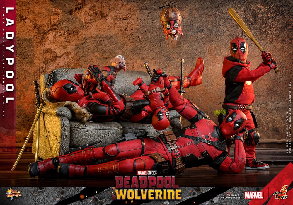 LADYPOOL – FIGURA 1/6 ESCALA – HOT TOYS – DEADPOOL & WOLVERINE MOVIE MASTERPIECE