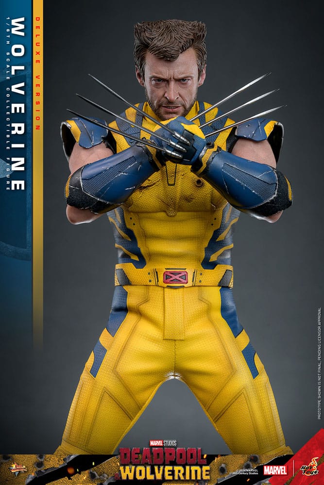 WOLVERINE – DEADPOOL & WOLVERINE (DELUXE VERSION) – FIGURA 1/6 ESCALA – HOT TOYS – MOVIE MASTERPIECE SERIES