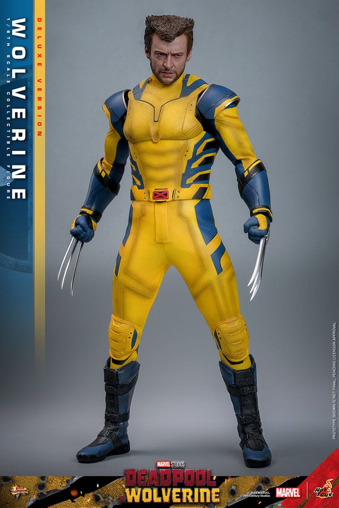 WOLVERINE – DEADPOOL & WOLVERINE (DELUXE VERSION) – FIGURA 1/6 ESCALA – HOT TOYS – MOVIE MASTERPIECE SERIES