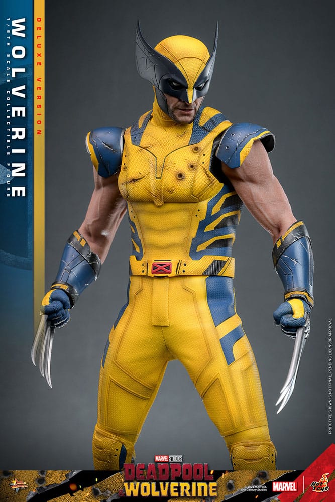 WOLVERINE – DEADPOOL & WOLVERINE (DELUXE VERSION) – FIGURA 1/6 ESCALA – HOT TOYS – MOVIE MASTERPIECE SERIES