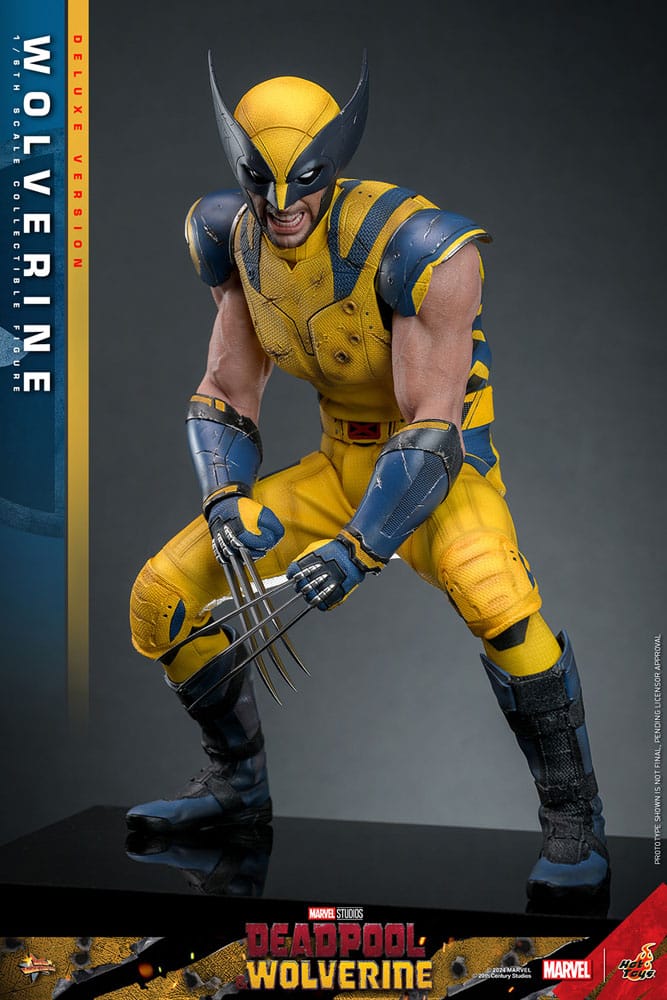 WOLVERINE – DEADPOOL & WOLVERINE (DELUXE VERSION) – FIGURA 1/6 ESCALA – HOT TOYS – MOVIE MASTERPIECE SERIES