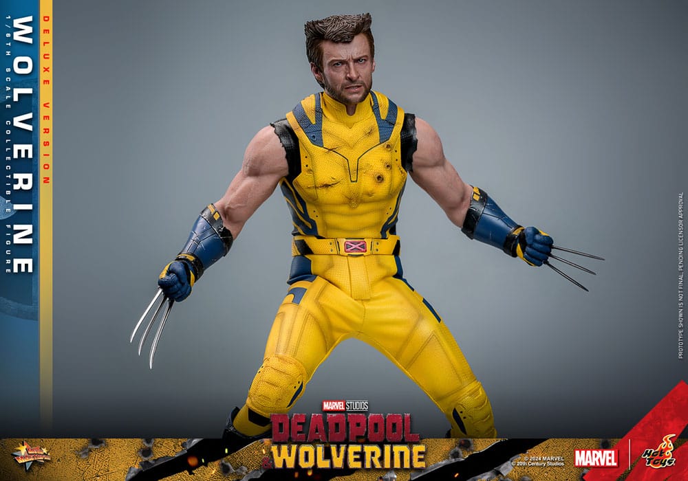 WOLVERINE – DEADPOOL & WOLVERINE (DELUXE VERSION) – FIGURA 1/6 ESCALA – HOT TOYS – MOVIE MASTERPIECE SERIES