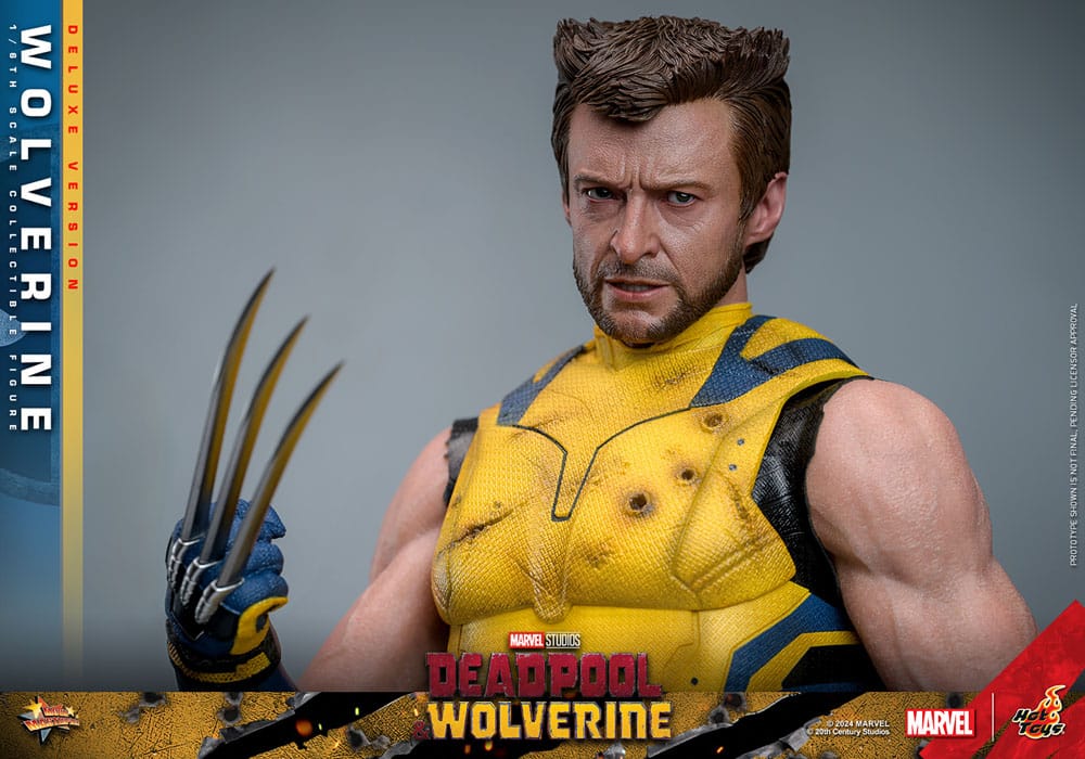 WOLVERINE – DEADPOOL & WOLVERINE (DELUXE VERSION) – FIGURA 1/6 ESCALA – HOT TOYS – MOVIE MASTERPIECE SERIES