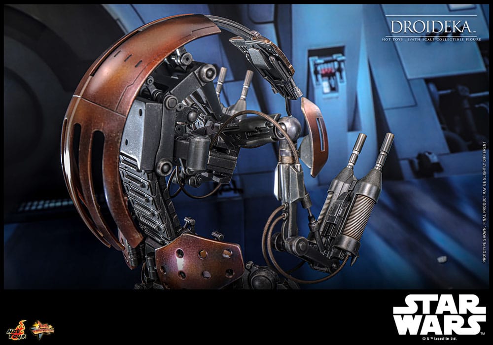STAR WARS: EPISODE I FIGURA 1/6 DROIDEKA 27 CM | HOT TOYS – LÍNEA MOVIE MASTERPIECE