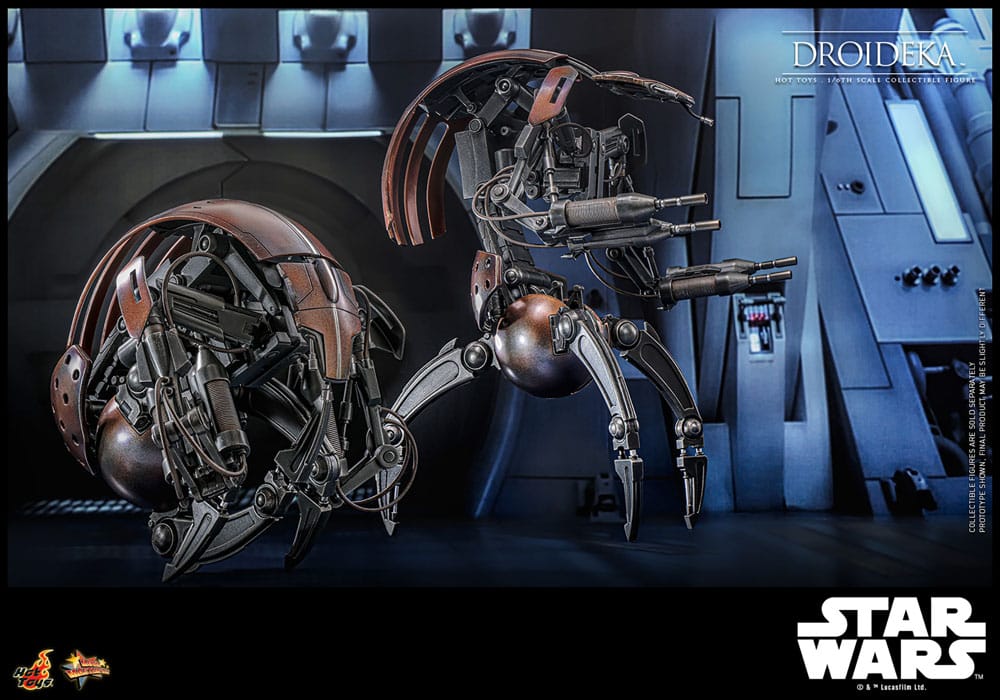 STAR WARS: EPISODE I FIGURA 1/6 DROIDEKA 27 CM | HOT TOYS – LÍNEA MOVIE MASTERPIECE