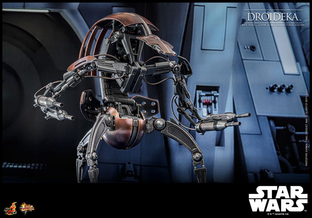 STAR WARS: EPISODE I FIGURA 1/6 DROIDEKA 27 CM | HOT TOYS – LÍNEA MOVIE MASTERPIECE