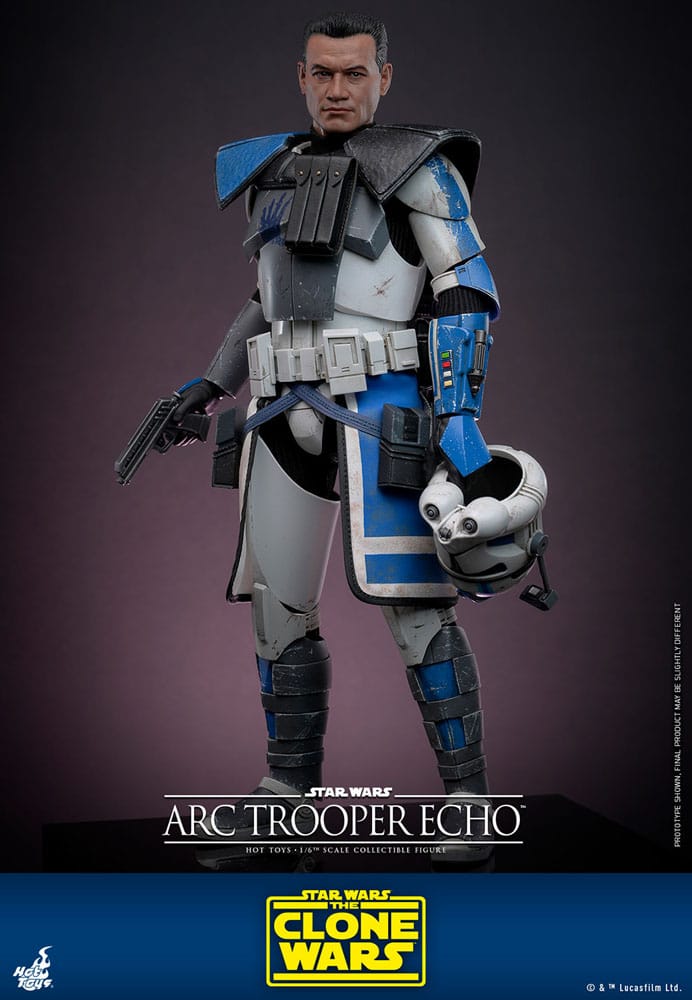 ARC TROOPER ECHO - STAR WARS THE CLONE WARS - FIGURA ARTICULADA 1/6 ESCALA 30 CM - HOT TOYS