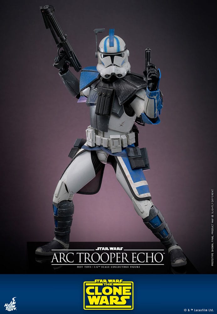 ARC TROOPER ECHO - STAR WARS THE CLONE WARS - FIGURA ARTICULADA 1/6 ESCALA 30 CM - HOT TOYS
