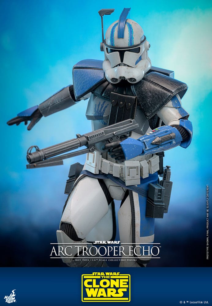 ARC TROOPER ECHO - STAR WARS THE CLONE WARS - FIGURA ARTICULADA 1/6 ESCALA 30 CM - HOT TOYS