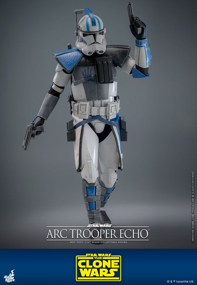 ARC TROOPER ECHO - STAR WARS THE CLONE WARS - FIGURA ARTICULADA 1/6 ESCALA 30 CM - HOT TOYS