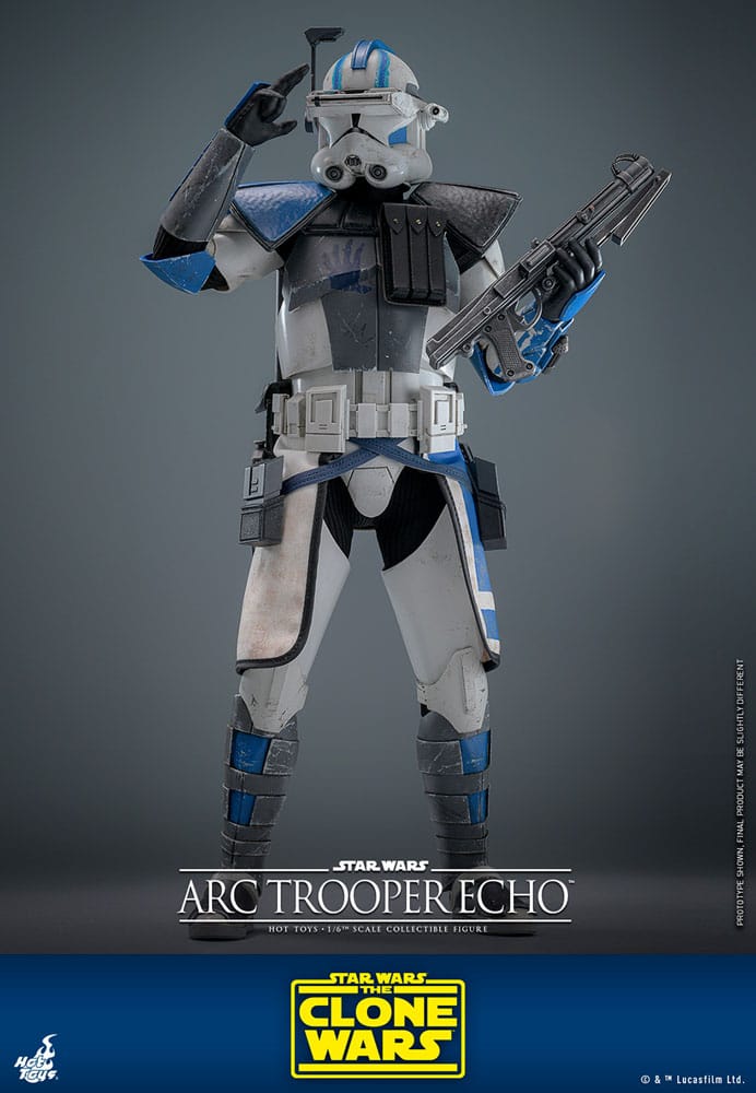 ARC TROOPER ECHO - STAR WARS THE CLONE WARS - FIGURA ARTICULADA 1/6 ESCALA 30 CM - HOT TOYS